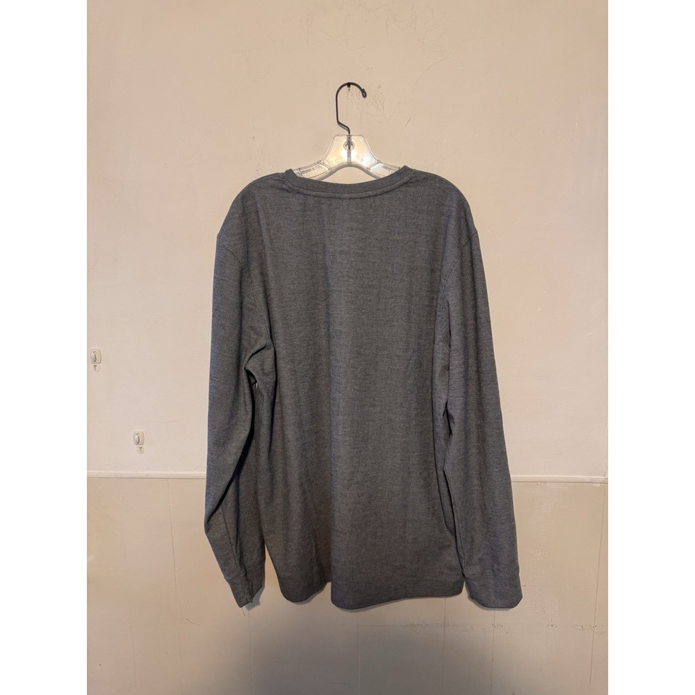 Quiksilver Malvern Soft Touch Crewneck Sweatshirt Mens XL Gray Embroidered Logo - Picture 6 of 6